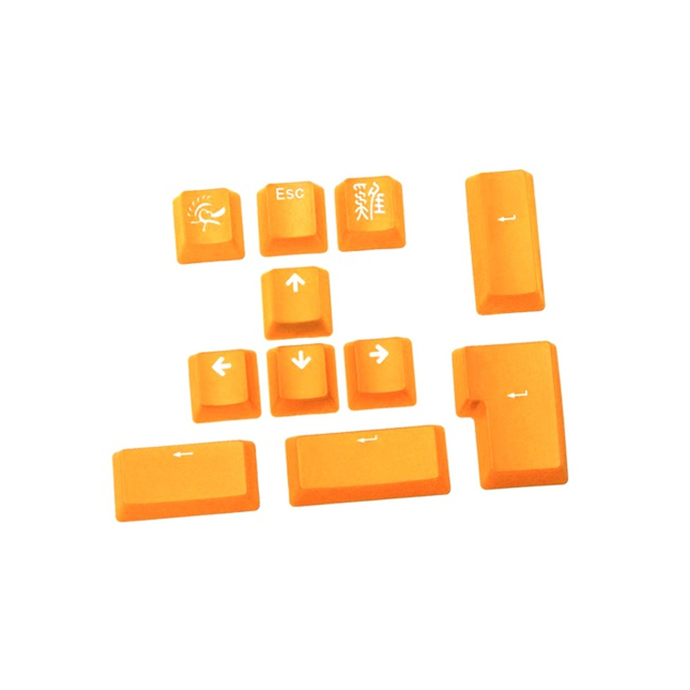 Ducky Double Shot PBT KeyCaps Set - Yellow