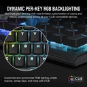 Corsair K60 RGB Pro Low Profile Mechanical Gaming Keyboard Cherry MX Low Profile Speed Keys Switches