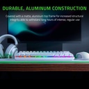 Razer Huntsman Mini Mercury Edition 60% Gaming Keyboard Linear Optical Red Switches & PBT Keycaps