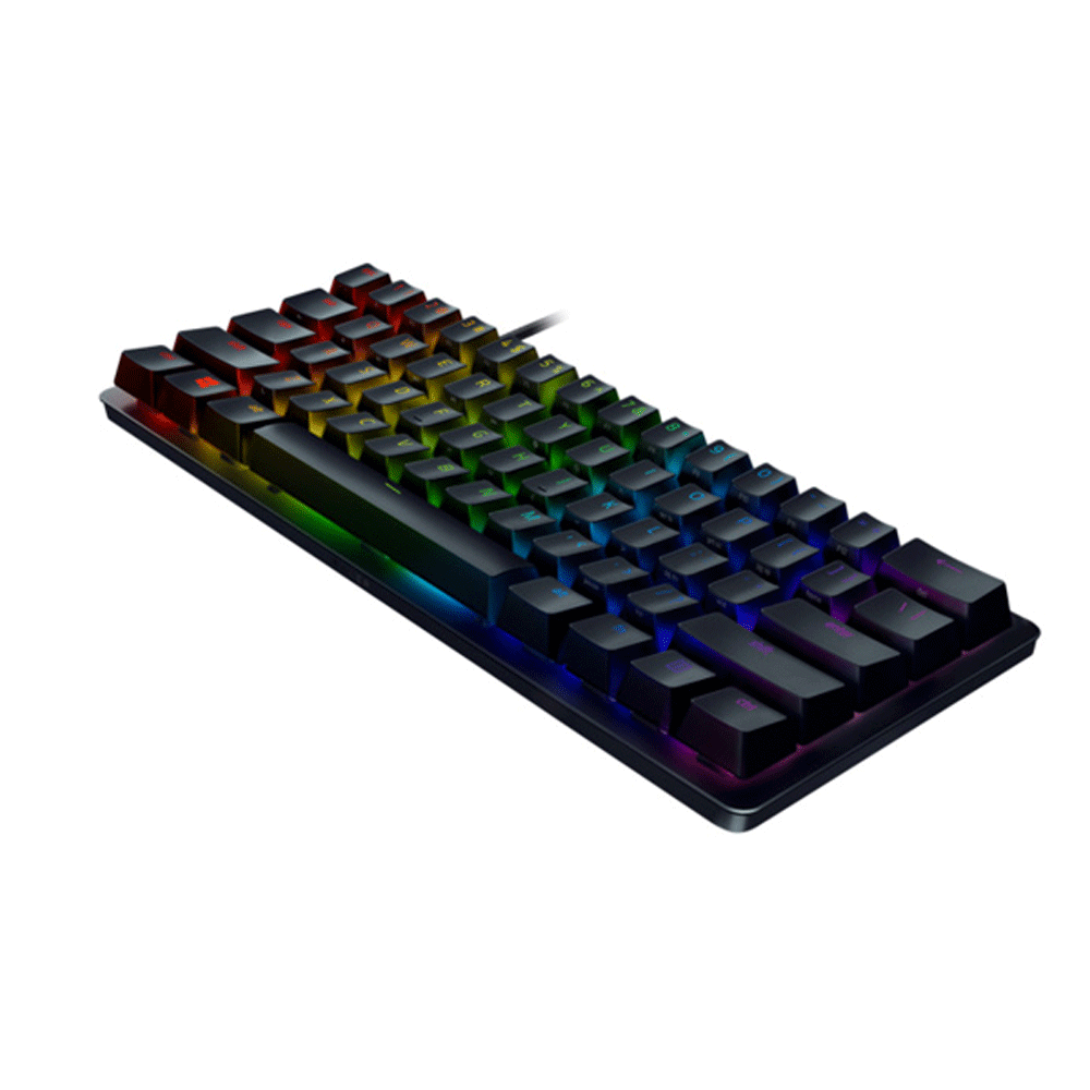Razer Huntsman Mini Linear Optical Switches (Red) 60% Gaming Keyboard: Chroma RGB Lighting, Pbt Keycaps, Onboard Memory - Black