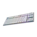 Logitech G915 Tenkeyless Light Speed Wireless RGB Mechanical Gaming KeyBoard GL Tactile Switch - White