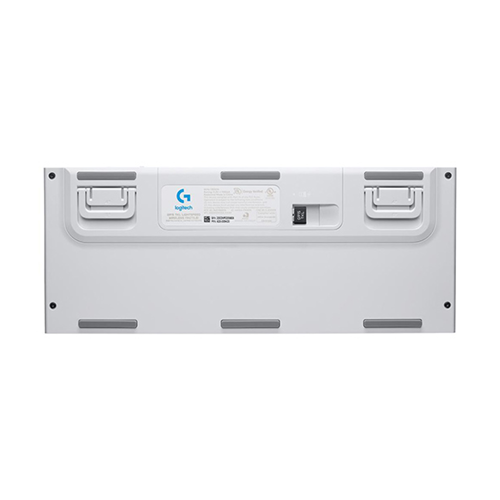 Logitech G915 Tenkeyless Light Speed Wireless RGB Mechanical Gaming KeyBoard GL Tactile Switch - White