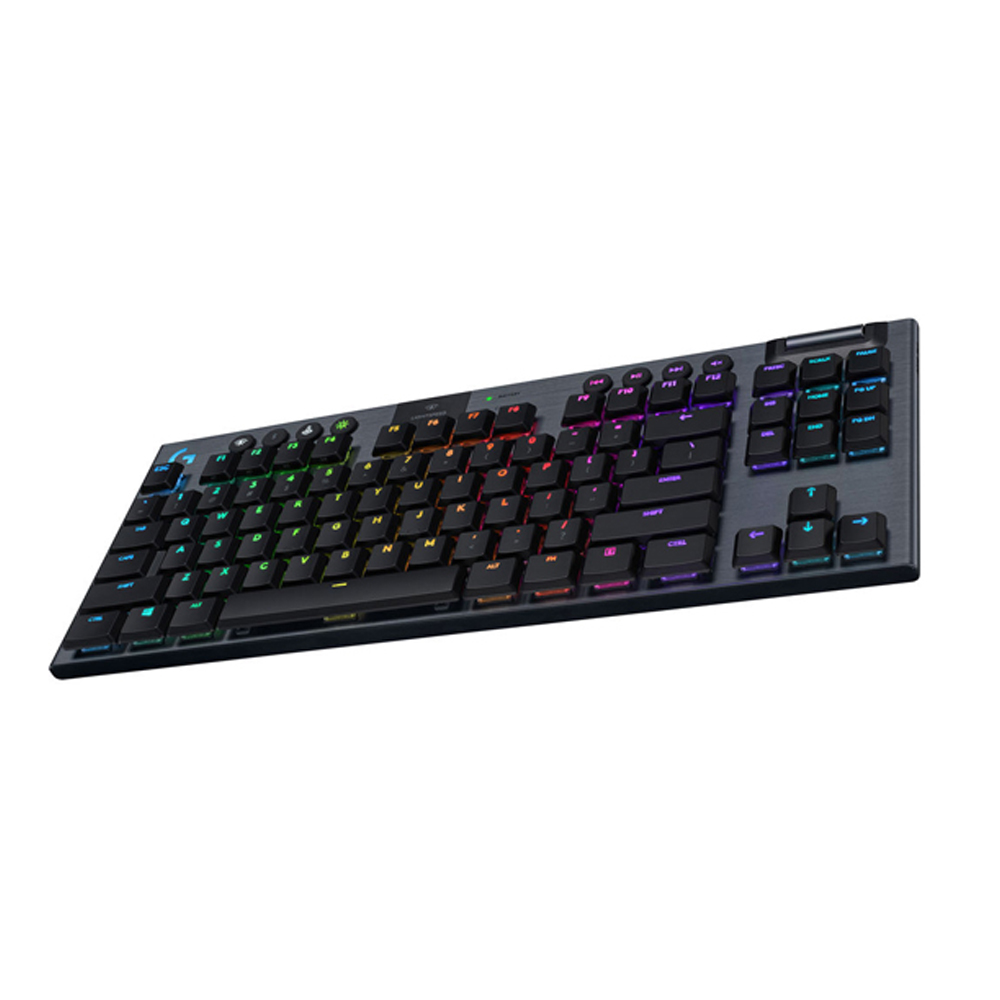 Logitech G915 Tenkeyless Light Speed Wireless RGB Mechanical Gaming KeyBoard GL Clicky Switch - Black