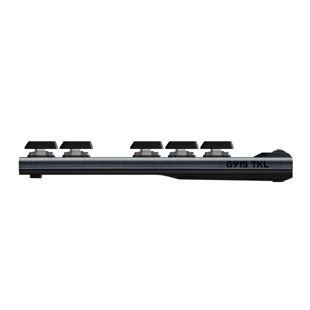 Logitech G915 Tenkeyless Light Speed Wireless RGB Mechanical Gaming KeyBoard GL Clicky Switch - Black