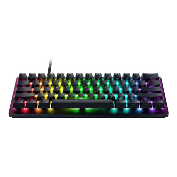Razer Huntsman V3 Pro Mini 60% Gaming Keyboard: Analog Optical Switches, Rapid Trigger & Adjustable Actuation, Onboard Adjustments, Dual-Purpose Mod Keys - Black