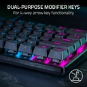 Razer Huntsman V3 Pro Mini 60% Gaming Keyboard: Analog Optical Switches, Rapid Trigger & Adjustable Actuation, Onboard Adjustments, Dual-Purpose Mod Keys - Black
