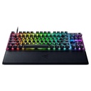 Razer Huntsman V3 Pro TKL Gaming Keyboard: Analog Optical Switches, Rapid Trigger & Adjustable Actuation, Media Keys & Dial, Doubleshot PBT Keycaps - Wrist Rest - Black
