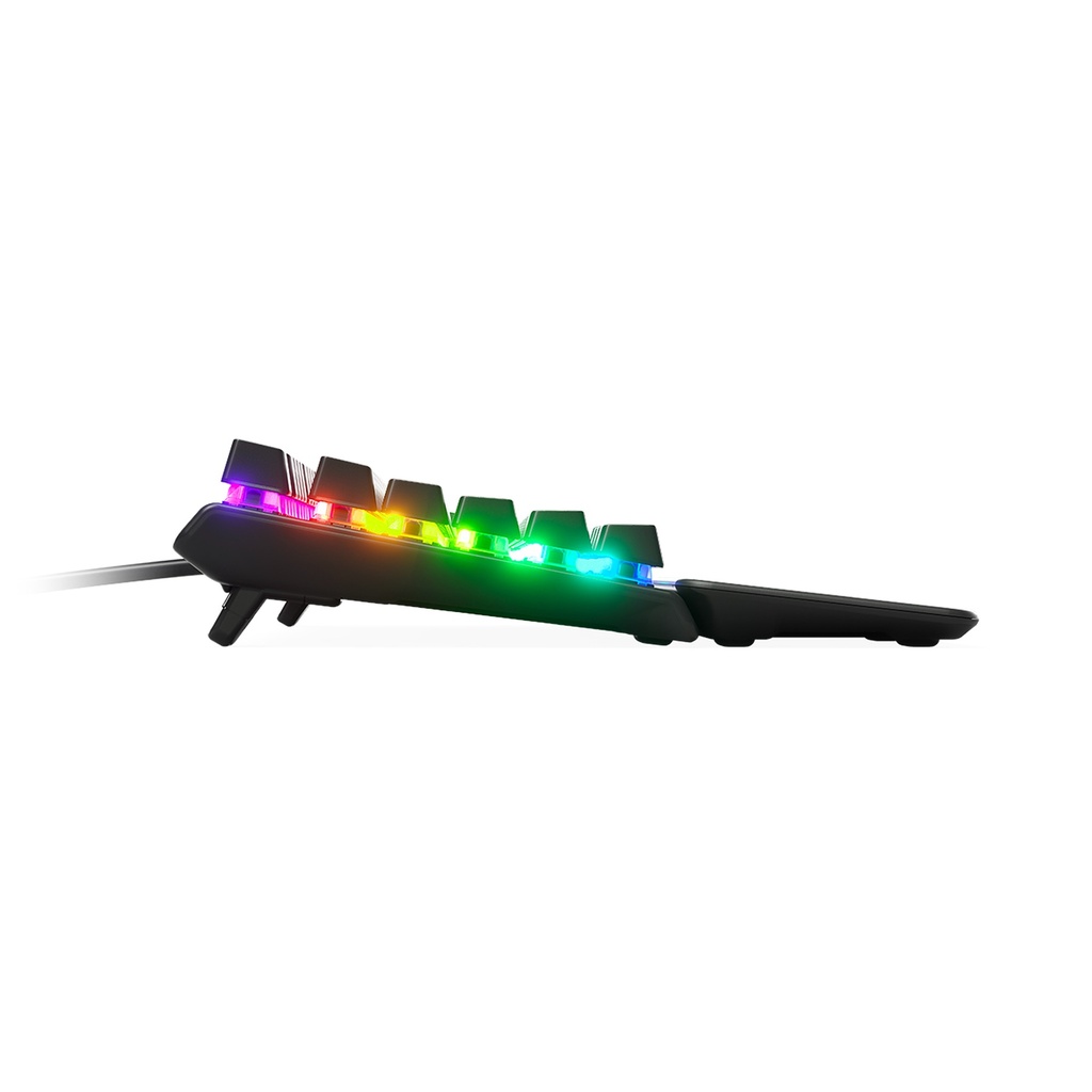 SteelSeries Apex 7 Mechanical Wired RGB Red Switches Gaming Keyboard, OLED Smart Display, Dedicated Multimedia Controls, Premium Magnetic Wrist Rest, For PC/PS5 & Xbox