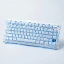 GravaStar Mercury K1 75% Wireless Mechanical Gaming Keyboard For Windows XP & Above/Mac_Special Edition - ICE Blue Special Edition