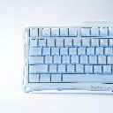 GravaStar Mercury K1 75% Wireless Mechanical Gaming Keyboard For Windows XP & Above/Mac_Special Edition - ICE Blue Special Edition