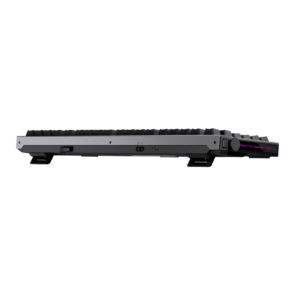 ASUS ROG Strix Morph 96 Wireless Mechanical Gaming Keyboard, Hot Swappable, ROG NX Snow V2 Switches, Tri Mode Connectivity 2.4GHz Bluetooth USB C, English-Arabic Layout, Gasket Mount Design | 90MP04IF-BKCA03
