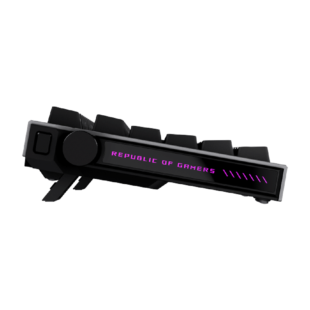 ASUS ROG Strix Morph 96 Wireless Mechanical Gaming Keyboard, Hot Swappable, ROG NX Snow V2 Switches, Tri Mode Connectivity 2.4GHz Bluetooth USB C, English-Arabic Layout, Gasket Mount Design | 90MP04IF-BKCA03