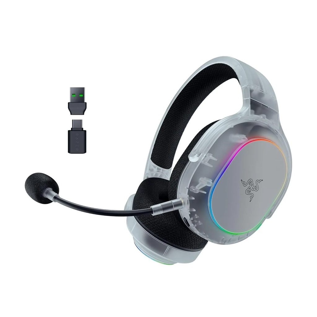 Bundle Offer - Razer Barracuda X Chroma Wireless Gaming Headset Phantom White Edition + Razer BlackWidow V4 75% Wired Gaming Keyboard Phantom White Edition + Razer Basilisk V3 Pro Wireless Gaming Mouse Phantom White