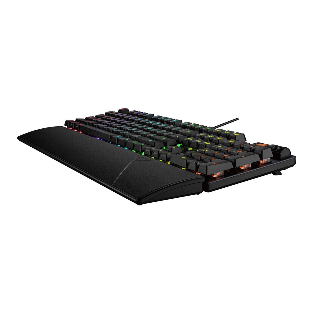 Asus XA11 Rog Strix Scope II Wired Optical Mechanical Gaming Keyboard RX Red Switch Linear & Swift - Black