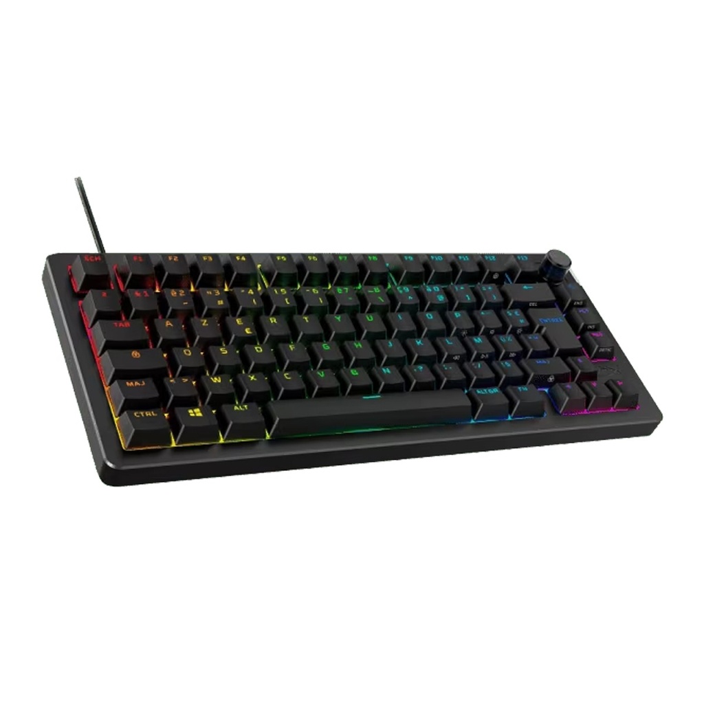 HyperX Alloy Rise 75% RGB Wired Gaming Keyboard Red Linear Switch (English/Arabic) For PC,PS5,PS4,Xbox Series X|S & Xbox One