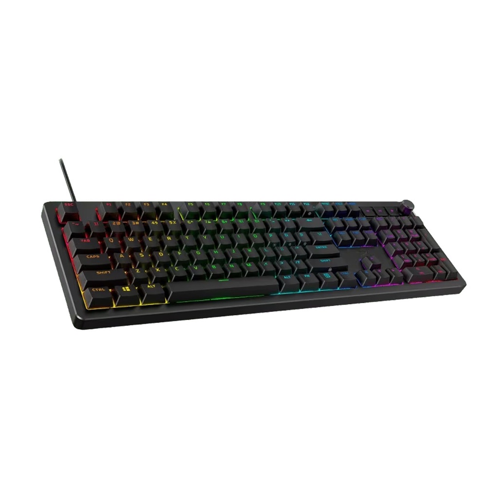HyperX Alloy Rise RGB Wired Gaming Keyboard Red Linear Switch (English/Arabic) For PC,PS5,PS4,Xbox Series X|S & Xbox One