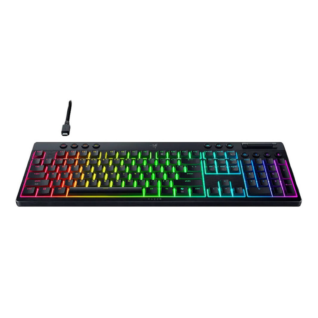 Razer BlackWidow V4 Low-profile HyperSpeed (Green Switch) - US Layout - Gaming Keyboard