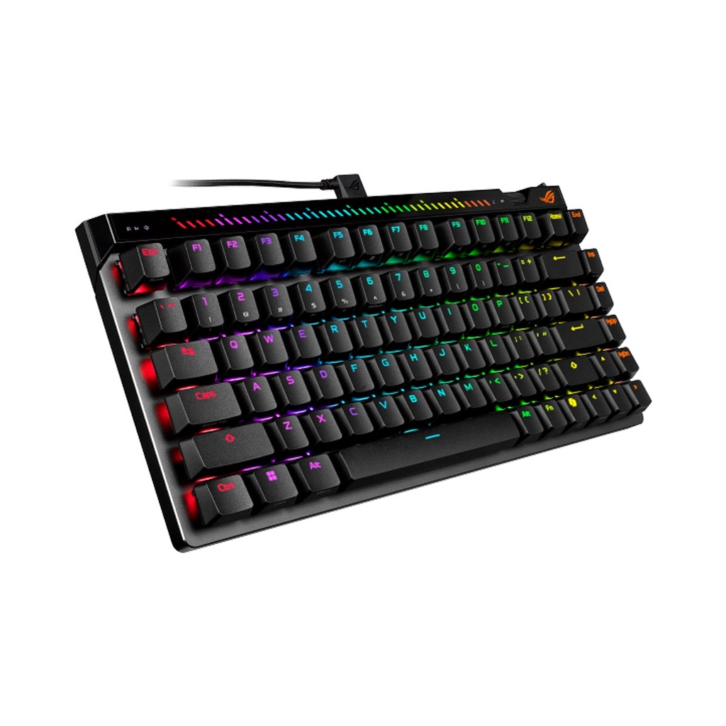 Asus M705 Rog Falchion Ace 75 HE 75% Wired Analog Gaming Keyboard HFX V2 Magnetic Switch Refined & Precise (Arabic) - Black