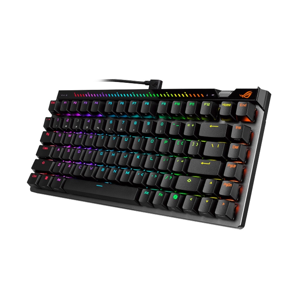 Asus M705 Rog Falchion Ace 75 HE 75% Wired Analog Gaming Keyboard HFX V2 Magnetic Switch Refined & Precise (Arabic) - Black