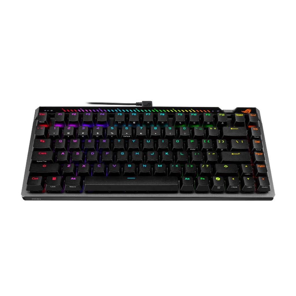 Asus M705 Rog Falchion Ace 75 HE 75% Wired Analog Gaming Keyboard HFX V2 Magnetic Switch Refined & Precise (Arabic) - Black