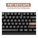 Keychron K10 Max 80% Wireless Mechanical Keyboard RGB Backlight Gateron Red Switch BT 5.1 / 2.4GHz / USB-C (Arabic Layout)-Gray