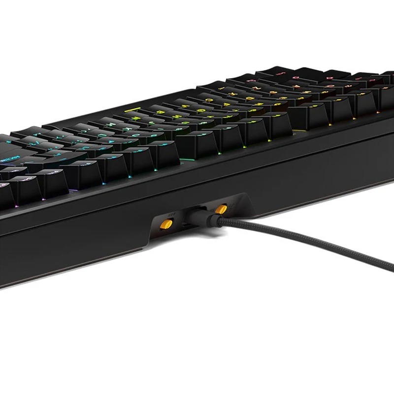 Glorious GMMK 3 100% Prebuilt Wired Mechanical Gaming Keyboard Lubed Linear Mechanical Switch-Black (US Layout)