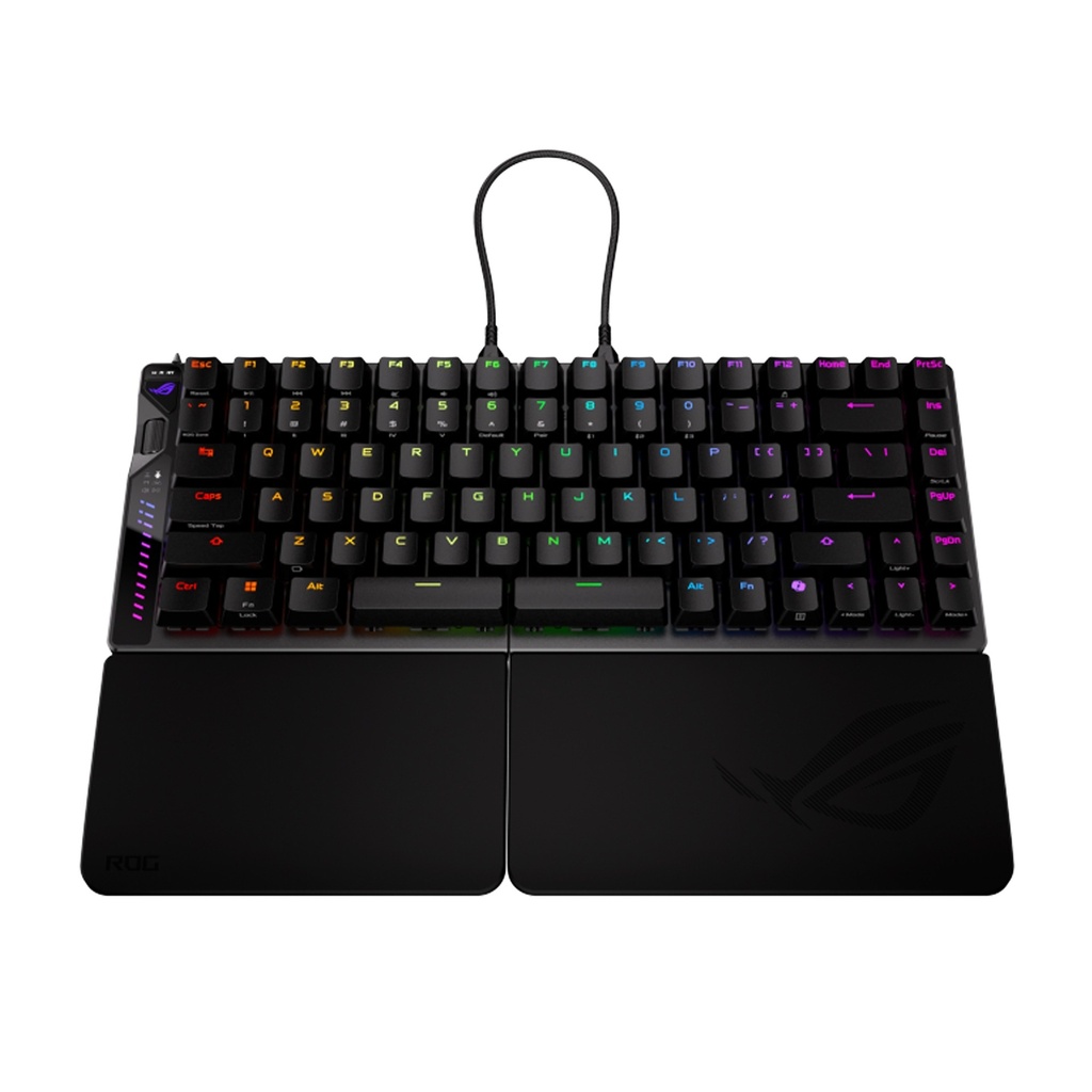 Asus M703 Rog Falcata 75% Tri-Mode Connectivity Wireless Gaming Keyboard HFX V2 Magnetic Switch Refined & Precise (Arabic) - Black
