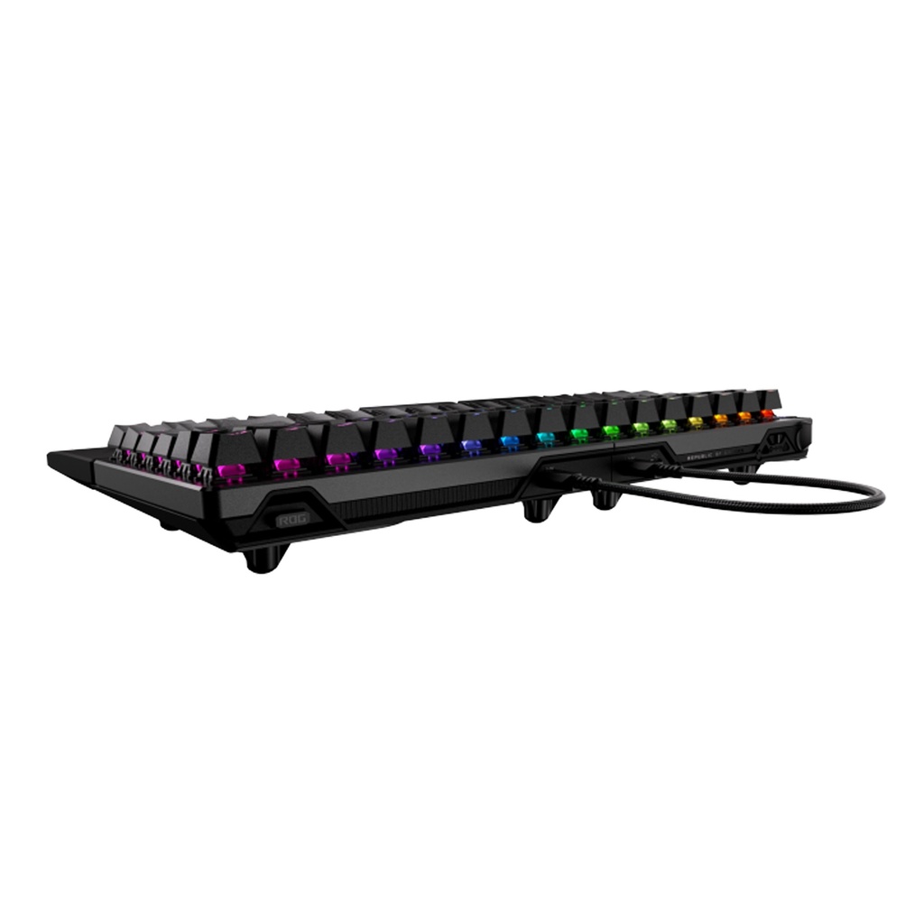 Asus M703 Rog Falcata 75% Tri-Mode Connectivity Wireless Gaming Keyboard HFX V2 Magnetic Switch Refined & Precise (Arabic) - Black