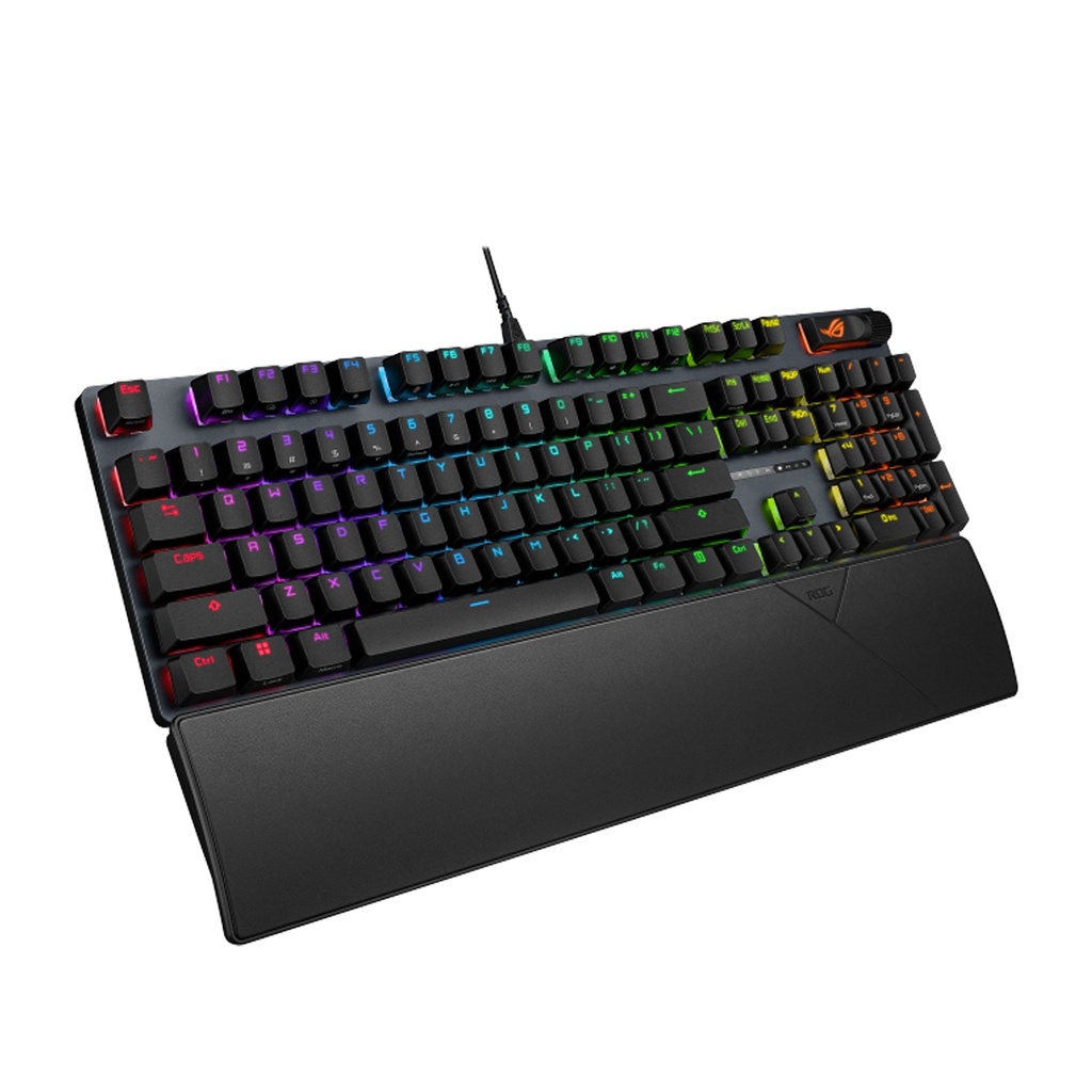 Asus XA14 Rog Strix Scope II Wired Optical Mechanical Gaming Keyboard NX Snow V2 Switch Refined Linear (Arabic) - Black