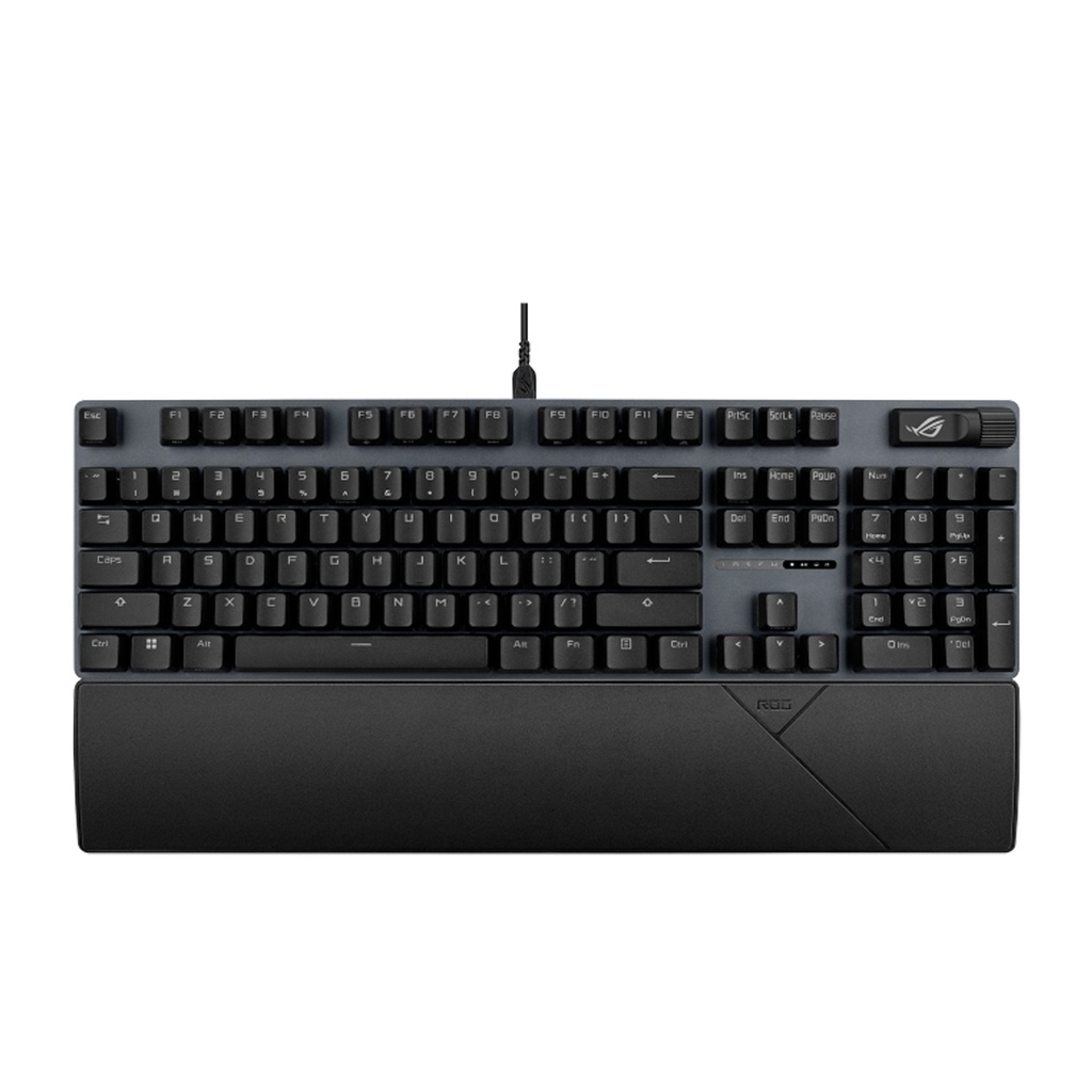 Asus XA14 Rog Strix Scope II Wired Optical Mechanical Gaming Keyboard NX Snow V2 Switch Refined Linear (Arabic) - Black