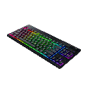 Razer BlackWidow V4 TKL HyperSpeed Wireless/Bluetooth/Wired Chroma RGB Gaming Keyboard, Yellow Linear Switches,Up to 980 Hrs Battery Life, Black | RZ03-05450100-R3M1