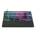 Turtle Beach Vulcan II TKL Pro Wried USB Magnetic Mechanical RGB Gaming Keyboard, Analog Hall-Effect Switches, Adjustable Actuation, Rapid Trigger, Swappable Keycaps, Tenkeyless Design, Anti-Ghosting – Black | TBK-2002-01-US