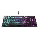 Turtle Beach Vulcan TKL Wired Mechanical Gaming Keyboard, AIMO RGB Lighting, Linear TITAN Switches, Aluminum Top Plate, Detachable USB-C Cable, Black | TBK-2001-01-US