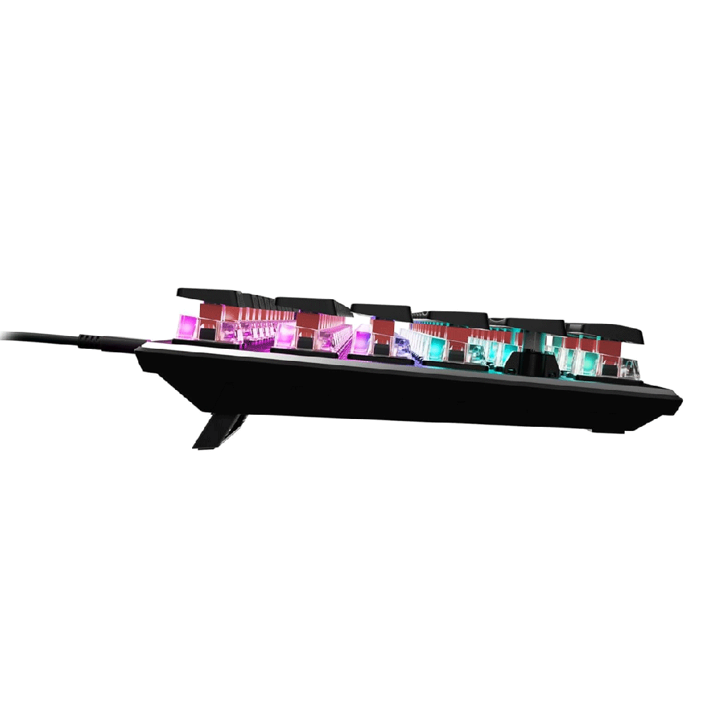 Turtle Beach Vulcan TKL Wired Mechanical Gaming Keyboard, AIMO RGB Lighting, Linear TITAN Switches, Aluminum Top Plate, Detachable USB-C Cable, Black | TBK-2001-01-US