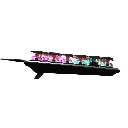 Turtle Beach Vulcan TKL Wired Mechanical Gaming Keyboard, AIMO RGB Lighting, Linear TITAN Switches, Aluminum Top Plate, Detachable USB-C Cable, Black | TBK-2001-01-US