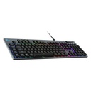 Logitech G915 X Wired Mechanical Keyboard, Tactile Switches, Double-Shot PBT Keycaps, LIGHTSYNC RGB Illumination, Wired Connectivity, English (US) Layout, Black | 920-012942