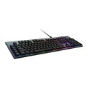 Logitech G915 X Wired Mechanical Keyboard, Tactile Switches, Double-Shot PBT Keycaps, LIGHTSYNC RGB Illumination, Wired Connectivity, English (US) Layout, Black | 920-012942