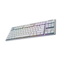 Logitech G915 X LIGHTSPEED TKL Mechanical Keyboard, Tactile Switches, Double-Shot PBT Keycaps, LIGHTSYNC RGB Illumination, Tri-Mode Connectivity, English (US) Layout, White | 920-012737