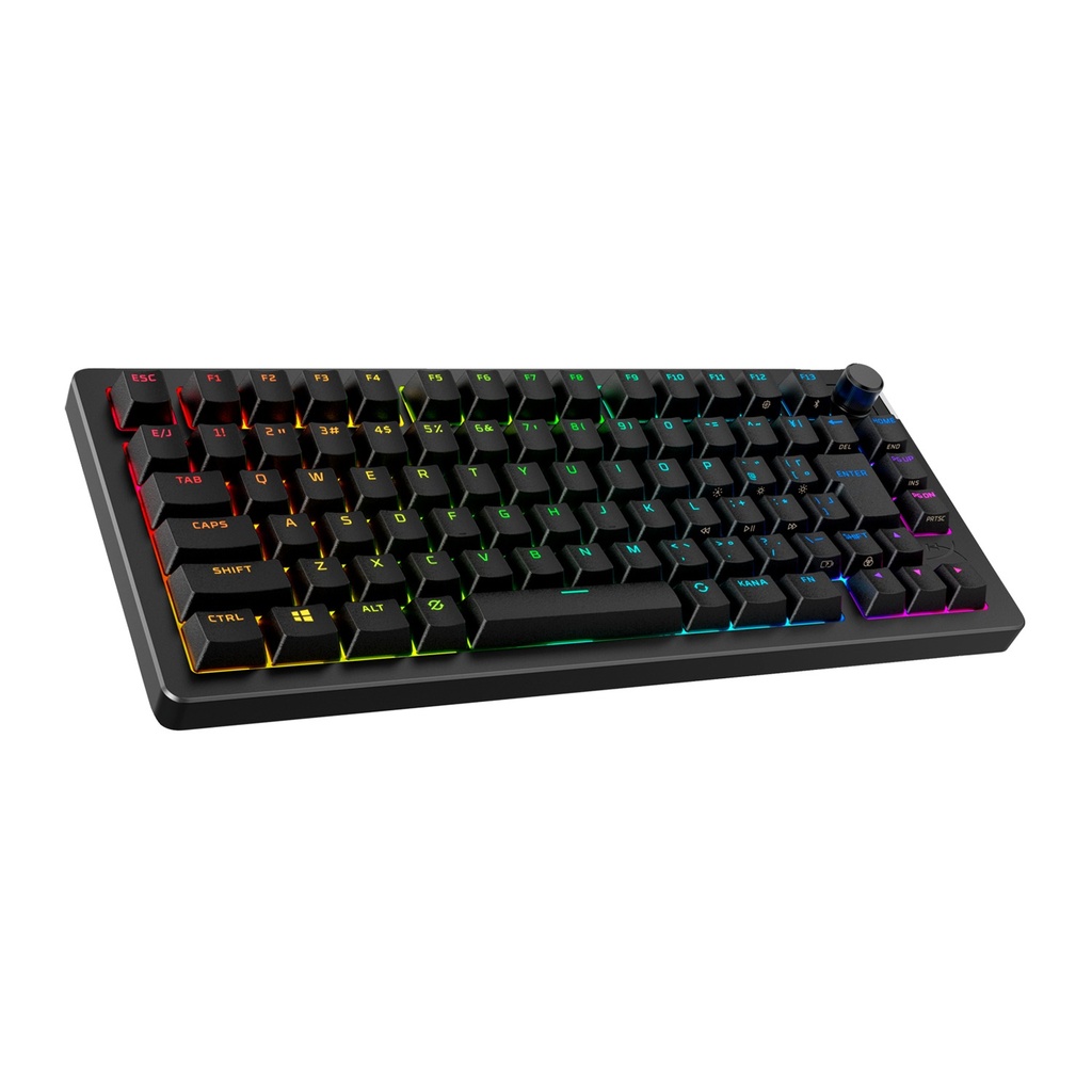 HyperX Alloy Rise 75% Wireless/Bluetooth Gaming Keyboard Red Linear Switch (English/Arabic) For PC,PS5,PS4,Xbox Series X|S & Xbox One