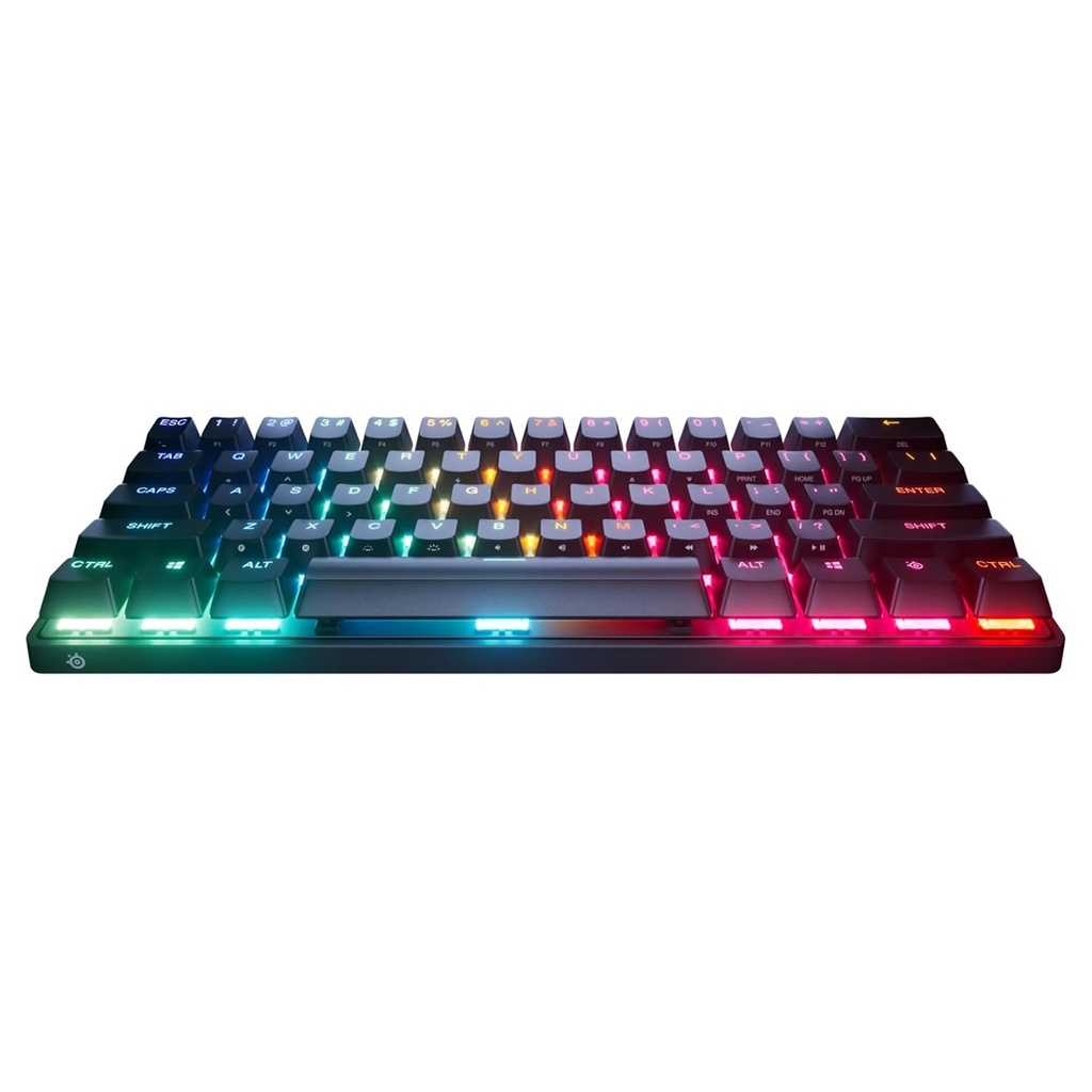 SteelSeries Apex Pro Mini Adjustable Switches With Rapid Trigger + Rapid Tap OMNI Point 3.0 Switches - Black