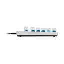 Logitech PRO X TKL RAPID Wired Mechanical Keyboard, Magnetic Analog Switches, Rapid Trigger, LIGHTSYNC Technology, Wired Connectivity, English (US) Layout, White | 920-013242