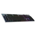Logitech G915 X Lightspeed Low-Profile Wireless Gaming Keyboard Key Control, LightSync, Low-Profile Mechanical Switches - Black