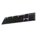 Logitech G915 X Lightspeed Low-Profile Wireless Gaming Keyboard Key Control, LightSync, Low-Profile Mechanical Switches - Black