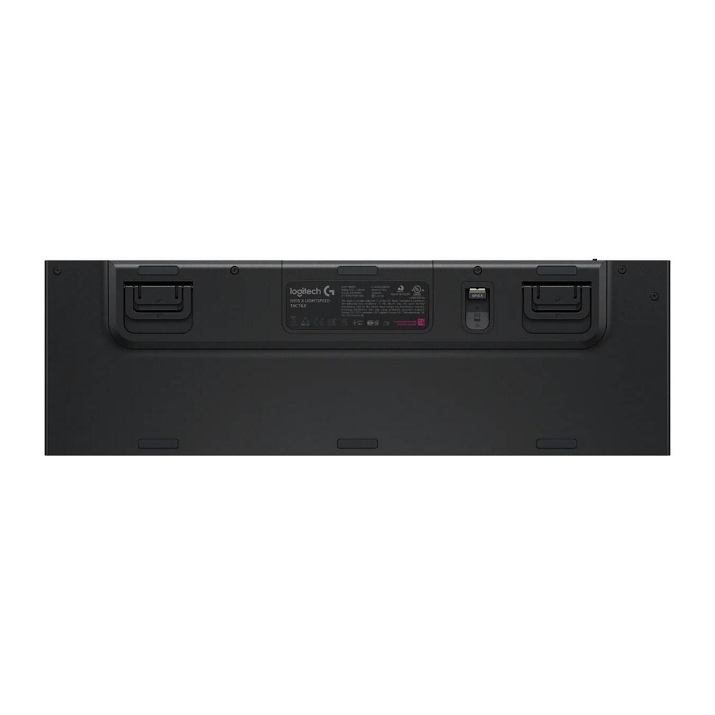 Logitech G915 X Lightspeed Low-Profile Wireless Gaming Keyboard Key Control, LightSync, Low-Profile Mechanical Switches - Black