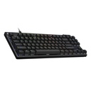 Logitech PRO X TKL RAPID Wired Mechanical Keyboard, Magnetic Analog Switches, Rapid Trigger, LIGHTSYNC Technology, Wired Connectivity, English (US) Layout, Black | 920-013233