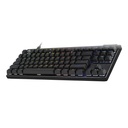 Logitech PRO X TKL RAPID Wired Mechanical Keyboard, Magnetic Analog Switches, Rapid Trigger, LIGHTSYNC Technology, Wired Connectivity, English (US) Layout, Black | 920-013233