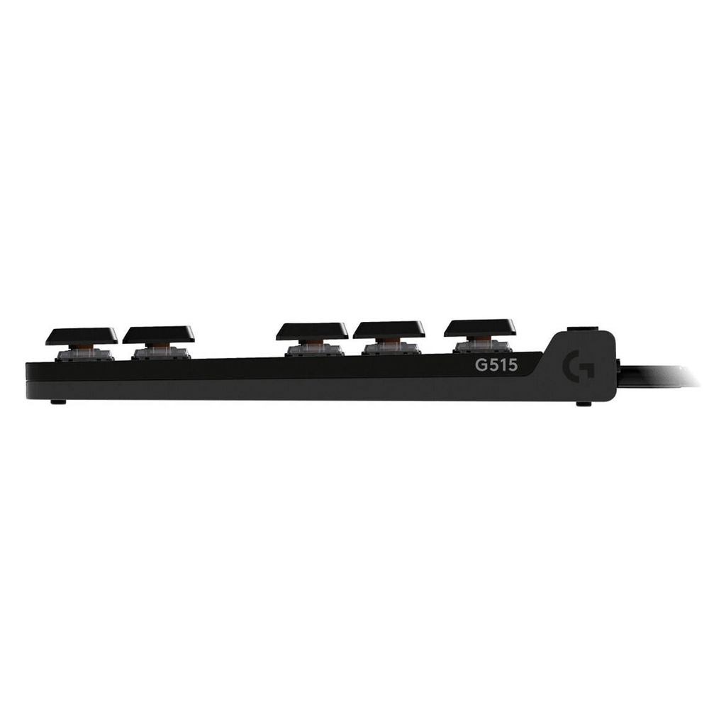 Logitech G515 TKL Low-Profile Wired Gaming Keyboard Tactile Switch - Black