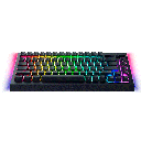 Razer Black Widow V4 Pro 75% Wireless/Bluetooth 5.1 Hot-Swappable Gaming Keyboard OLED Display With Razer Command Dial - Black
