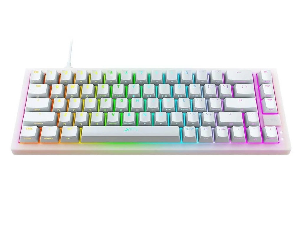 CHERRY XTRFY K5 COMPACT RGB Mechanical Gaming Keyboard - White