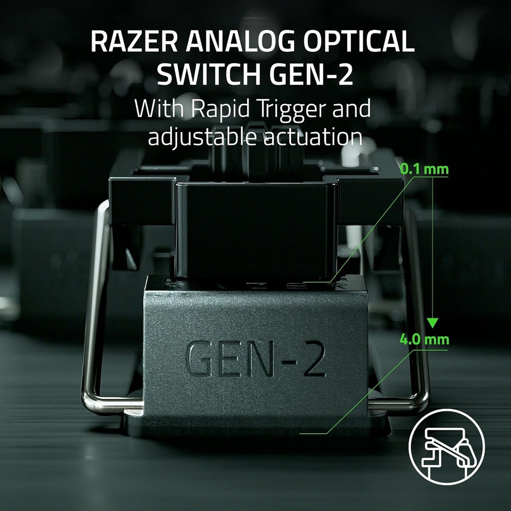 Razer HuntsMan V3 Pro Tenkeyless Analog Optical Esports Keyboard Analog Optical Switches Gen 2 - White